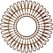 Ekena Millwork Cornelius Wood Fretwork Pierced Ceiling Medallion, Walnut, 16"OD x 6"ID x 1/4"T CMWP16X0250CRWA - alternate 3